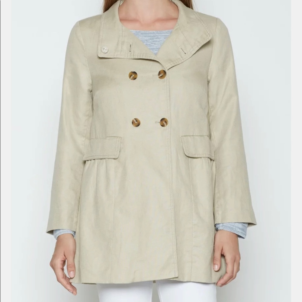 Joie beautiful linen trench coat